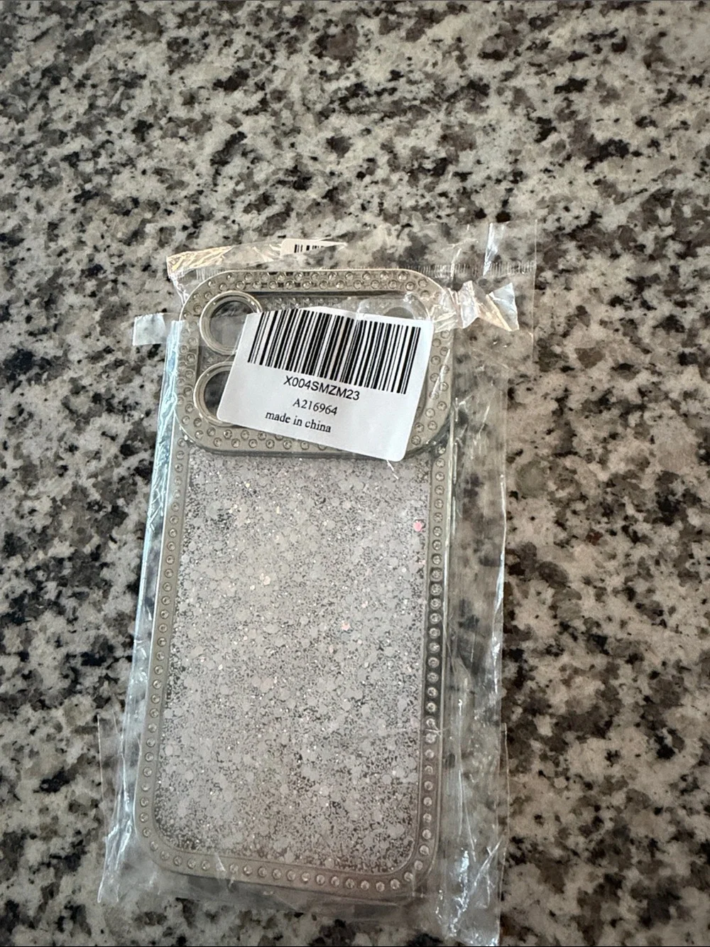 iPhone 17 Pro Case Glitter w/Camera Lens Cover